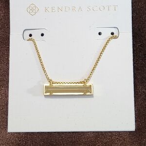 Kendra Scott Gold Bar Necklace